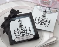 Mirrored Glass Coasters Chandelier-